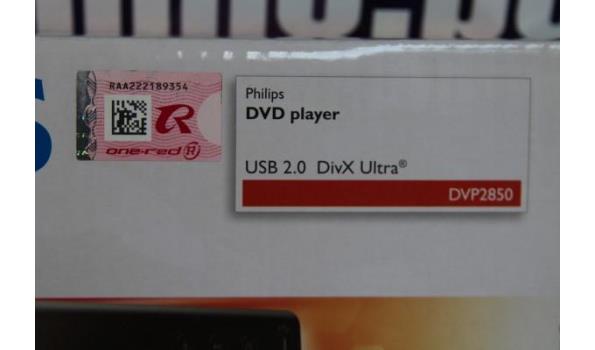Nieuwe dvd-speler PHILIPS, type DVP2850